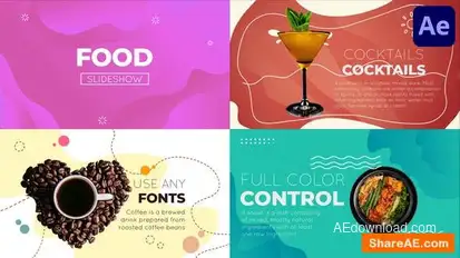 Food Slideshow | After Effects Openers template preview