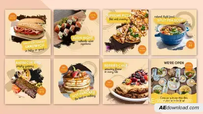 Food Social Post V14 Product Promo template preview