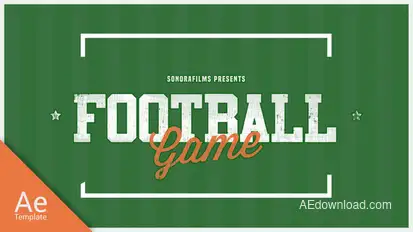 Football Game Promo Openers template preview