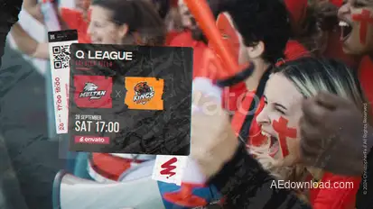 Football Rivalry Promo broadcast-packages template preview