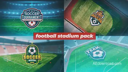 Football Stadium Package Logo Stings template preview