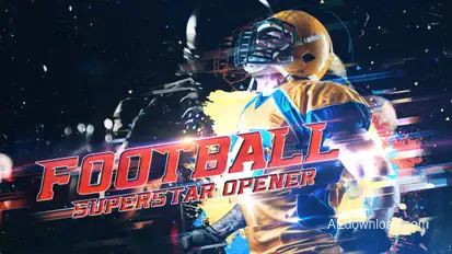 Football Superstar Opener Openers template preview