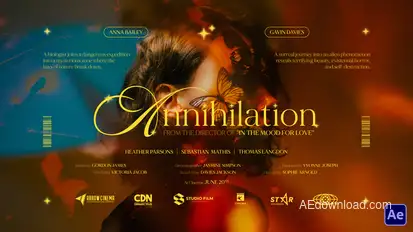 Forever Cinematic Title Titles template preview