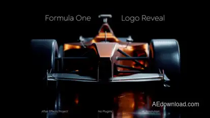 Formula One Racing Logo Reveal Logo Stings template preview