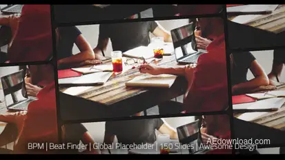 Frames BPM slideshow Video Displays template preview