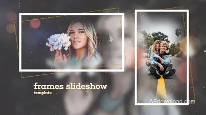 Frames Slideshow Video Displays template preview