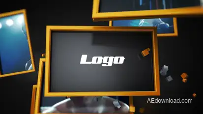 Frames Slideshow Video Displays template preview