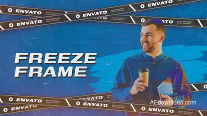 Freeze Frame Video Displays template preview