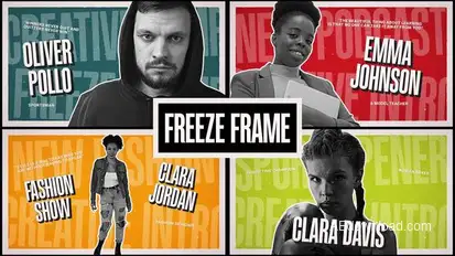 Freeze Frame Maker Openers template preview