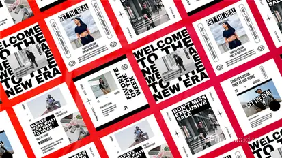 Frenome Minimal Instagram Posts Product Promo template preview