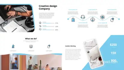 Fresh Corporate Presentation Openers template preview