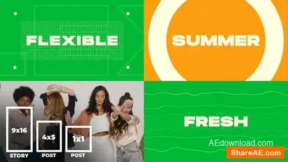 Fresh Fashion Promo Openers template preview