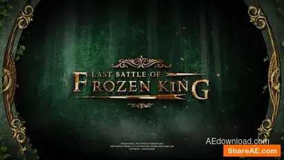 Frozen King - The Fantasy Trailer Openers template preview