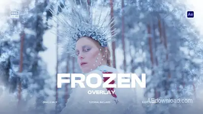 Frozen Overlays Elements template preview