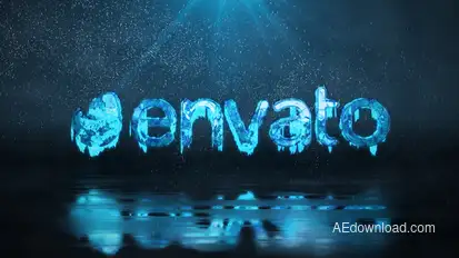 Frozen Winter Logo Reveal Logo Stings template preview