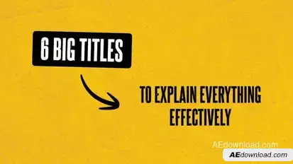 Full Screen Grunge Explainer Titles Titles template preview