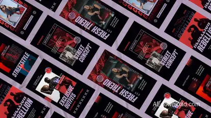 Funk Streetwear Fashion Instagram Stories Product Promo template preview