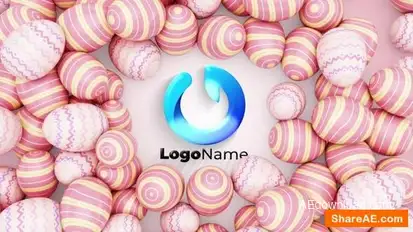 Funky Easter Eggs Reveal Openers template preview