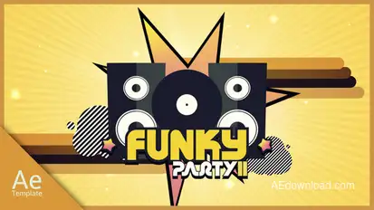 Funky Party 2 Openers template preview