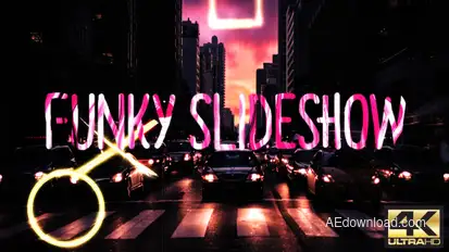 Funky Slideshow Video Displays template preview