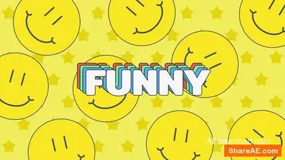 Funny Kids Intro Openers template preview