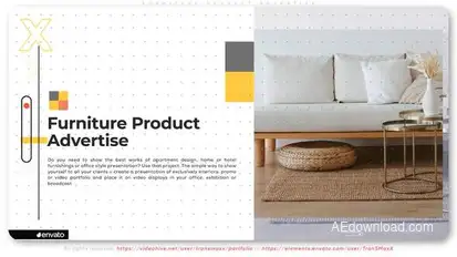 Furniture Product Advertise Product Promo template preview