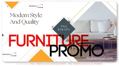 Furniture Promo Project Product Promo template preview