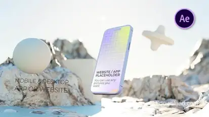 Future App / Devices Mockup Promo Product Promo template preview