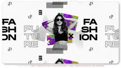 Future Fashion Intro broadcast-packages template preview