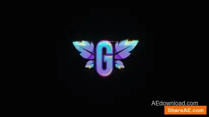 Future Glitch Logo Logo Stings template preview