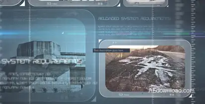 Future Slideshow Video Displays template preview