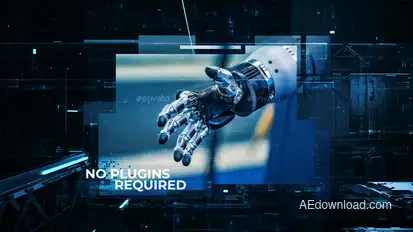 Future Technology Business Slideshow Video Displays template preview