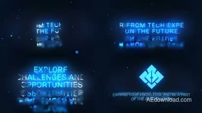 Future Technology Conference Promo Titles template preview