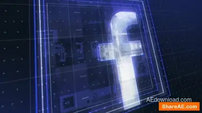 Future Technology Logo Reveal Logo Stings template preview