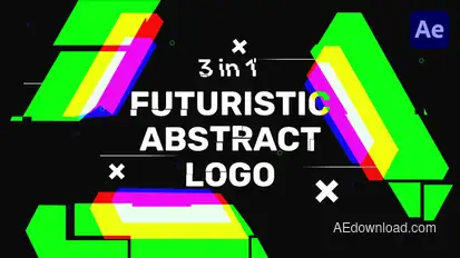 Futuristic Abstract Logo Logo Stings template preview