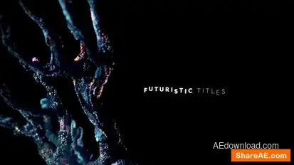 Futuristic Abstract Titles Openers template preview