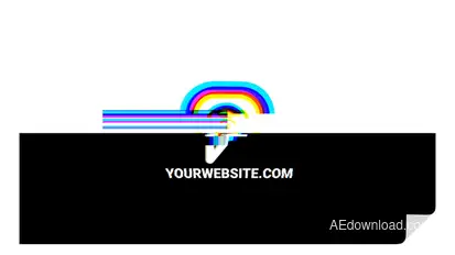 Futuristic Glitch Logo Reveal Logo Stings template preview