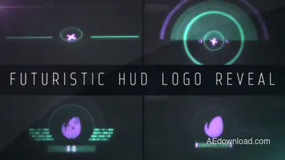 Futuristic Hud Intro Logo Stings template preview