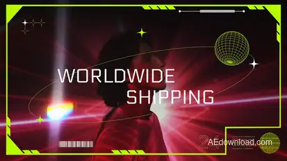 Futuristic Intro Openers template preview