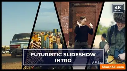 Futuristic Multiscreen Slideshow | Split Screen Opener Openers template preview