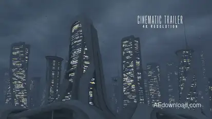 Futuristic Trailer Openers template preview