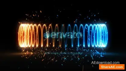 Videohive Futuristic Vortex Reveal Logo Stings template preview