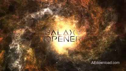Galaxy Opener Titles Titles template preview