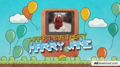 Game Birthday Wishes Openers template preview