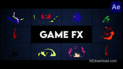 Game FX | After Effects Elements template preview