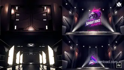 Game Logo Reveal broadcast-packages template preview