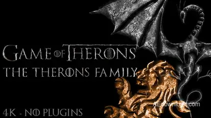 Game of Medieval Thrones Logo, Title Reveal Logo Stings template preview
