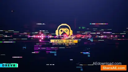 Game Zone/ Tournament/ Cyber Sport/ Hi-Tech Logo/ 3D Glitch/ HUD UI/ Scull/ Streamer/ CS GO/ Shooter Openers template preview