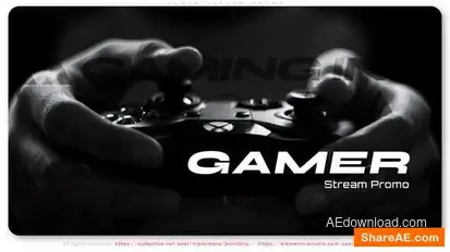 Gamer Stream Promo Openers template preview