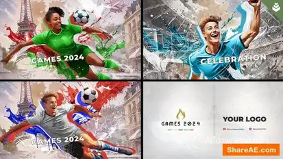 Games 2024 Soccer Openers template preview